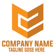 Letter E Modern Company Logo PNG Vector