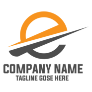 Letter E Technology Logo PNG Vector