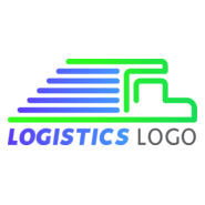 Logistic Truck Logo PNG Vector