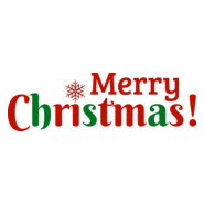 Merry Christmas Logo PNG Vector