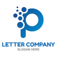 P Letter Logo PNG Vector