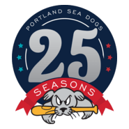 Portland Sea Dogs 25 Seasons Logo PNG Vector