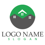 Real Estate House Company Logo PNG Vector