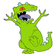 Reptar Rugrats Logo PNG Vector