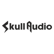 Skull Audio Logo PNG Vector