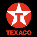 Texaco fondo negro letras rojas Logo PNG Vector