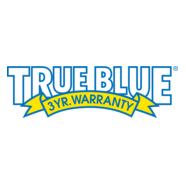 True Blue Three Years Warranty Logo PNG Vector