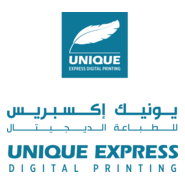 Unique Express Digital Printing Logo PNG Vector