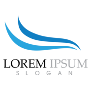 Water Wave Logo PNG Vector