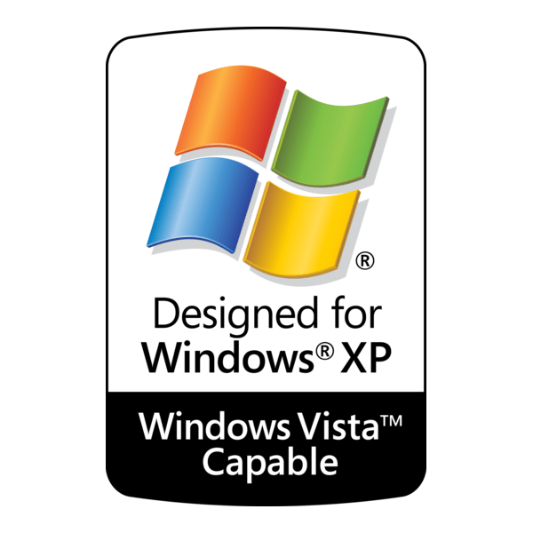 Designed for Windows XP - Vista Capable Logo PNG Vector