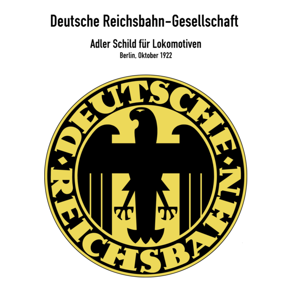 Deutsche Reichsbahn Gesellschaft Logo PNG Vector