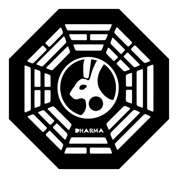 Dharma - Looking Glass Logo PNG Vector