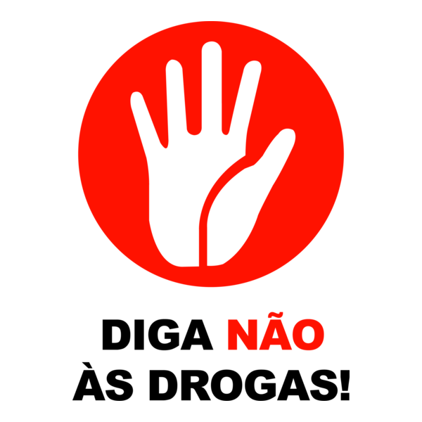 Diga nгo аs Drogas Logo PNG Vector