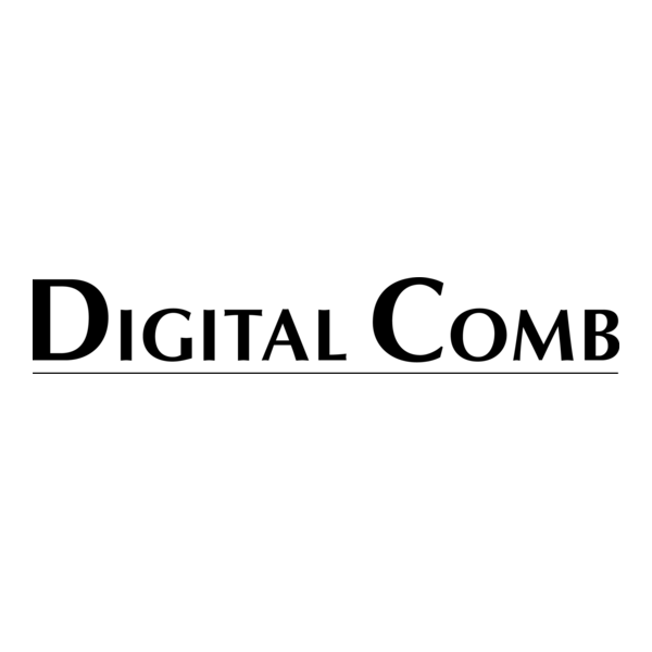 Digital Comb Logo PNG Vector