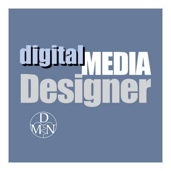 Digital Media Designer Logo PNG Vector