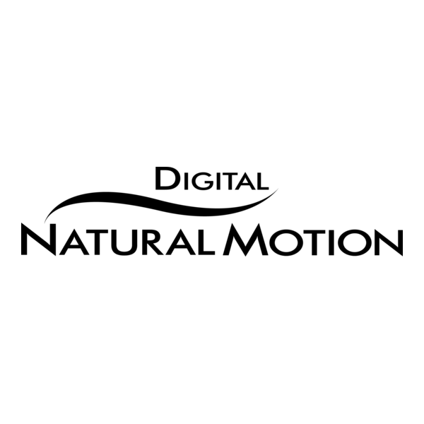 Digital Natural Motion Logo PNG Vector
