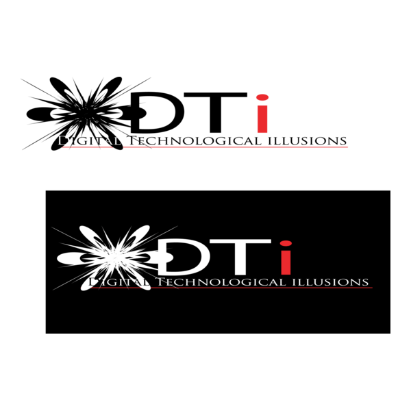 Digital Technological Illusions Logo PNG Vector