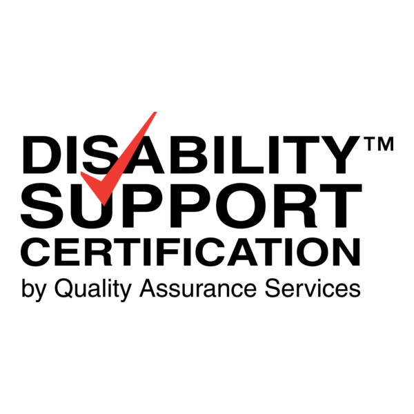 Disability Support Certification Logo PNG Vector