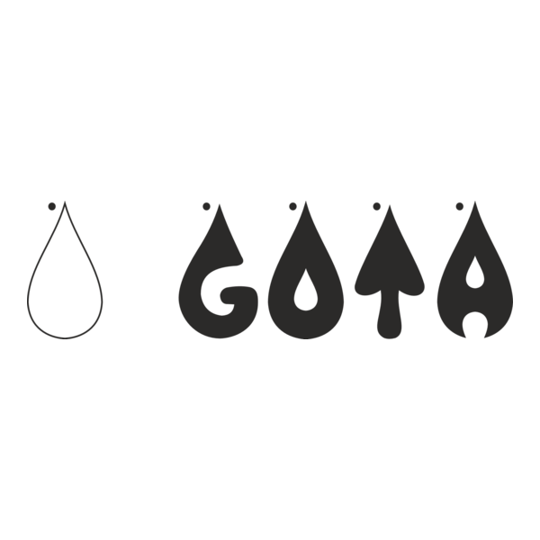 Diseño VI gota Logo PNG Vector