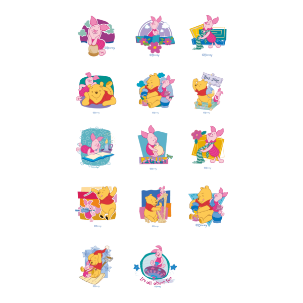 Disney's Piglet Logo PNG Vector