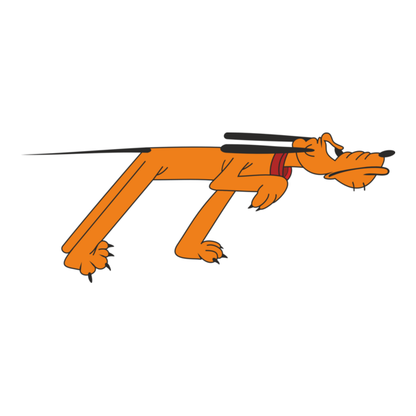 Disney's Pluto Logo PNG Vector