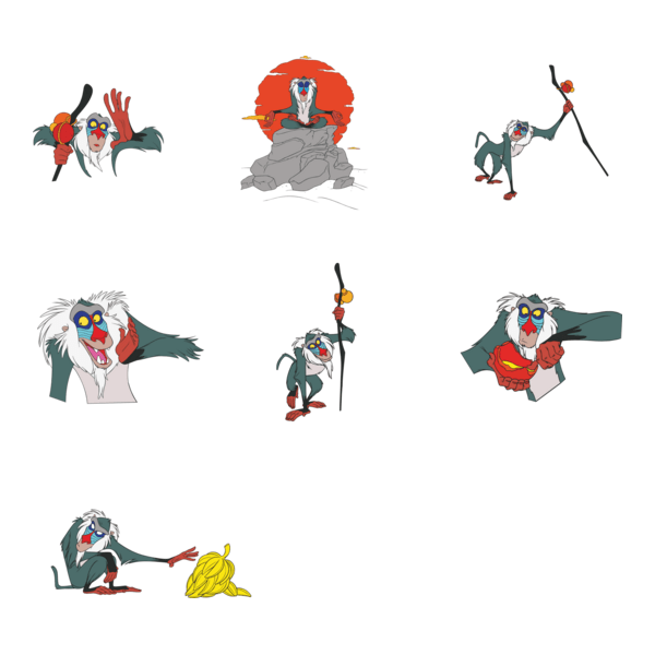 Disney's Rafiki Logo PNG Vector