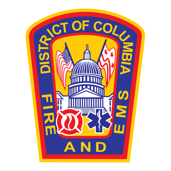 District of Columbia Fire Department Logo PNG Vector