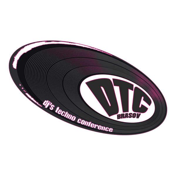 DJs Techno Conference Logo PNG Vector