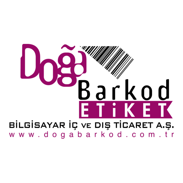 Doga Barkod Etiket Logo PNG Vector