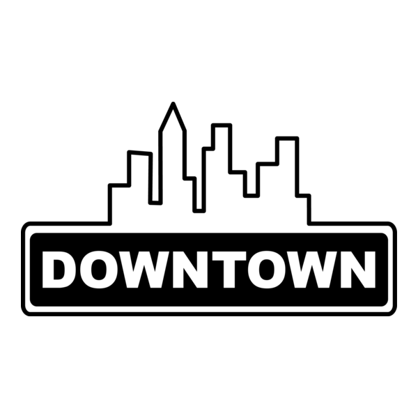 Downtown Snack Bar Logo PNG Vector