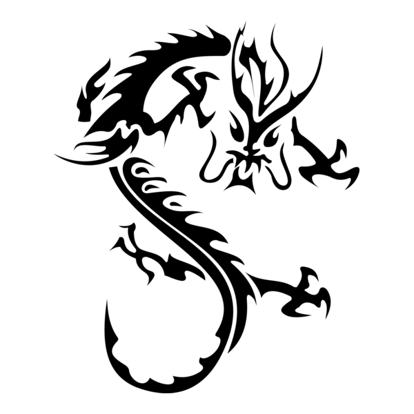 Dragon Logo PNG Vector