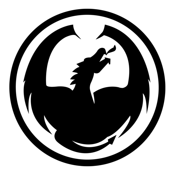 Dragon Optical Logo PNG Vector