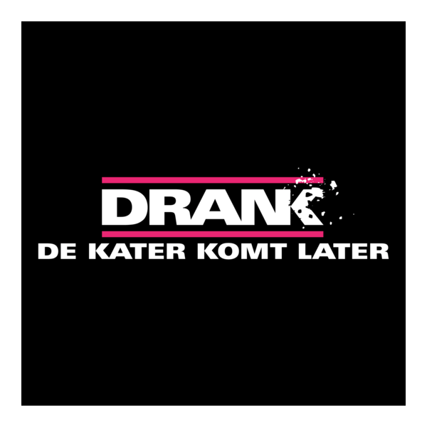 Drank De Kater Komt Later Logo PNG Vector