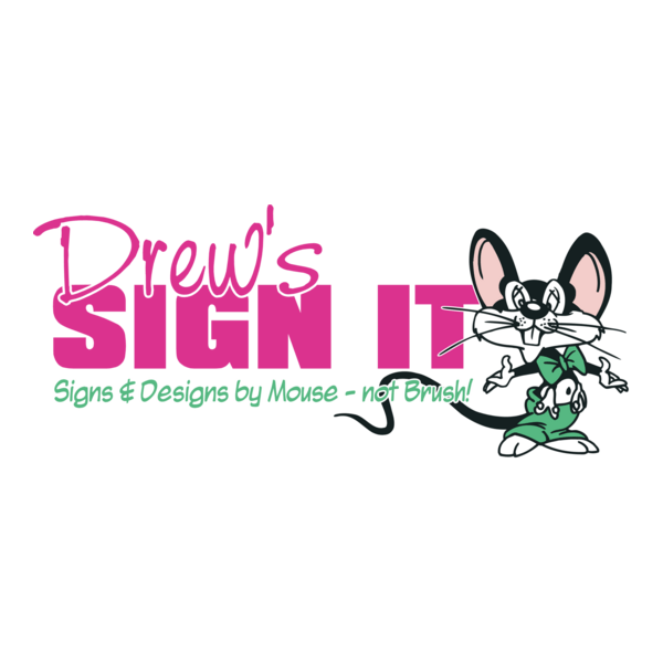 Drew's Sign It Logo PNG Vector