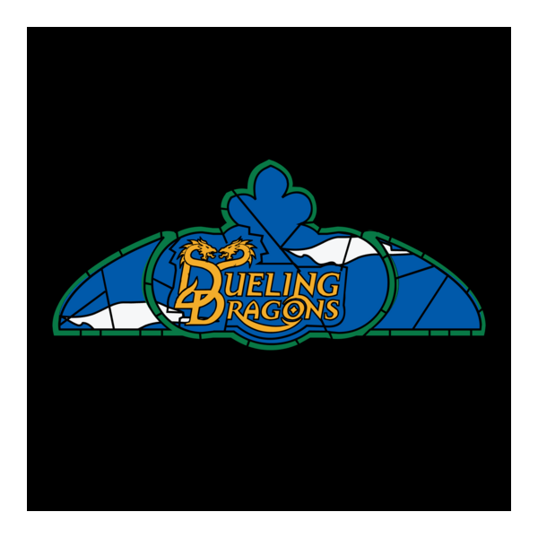 Dueling Dragons Logo PNG Vector