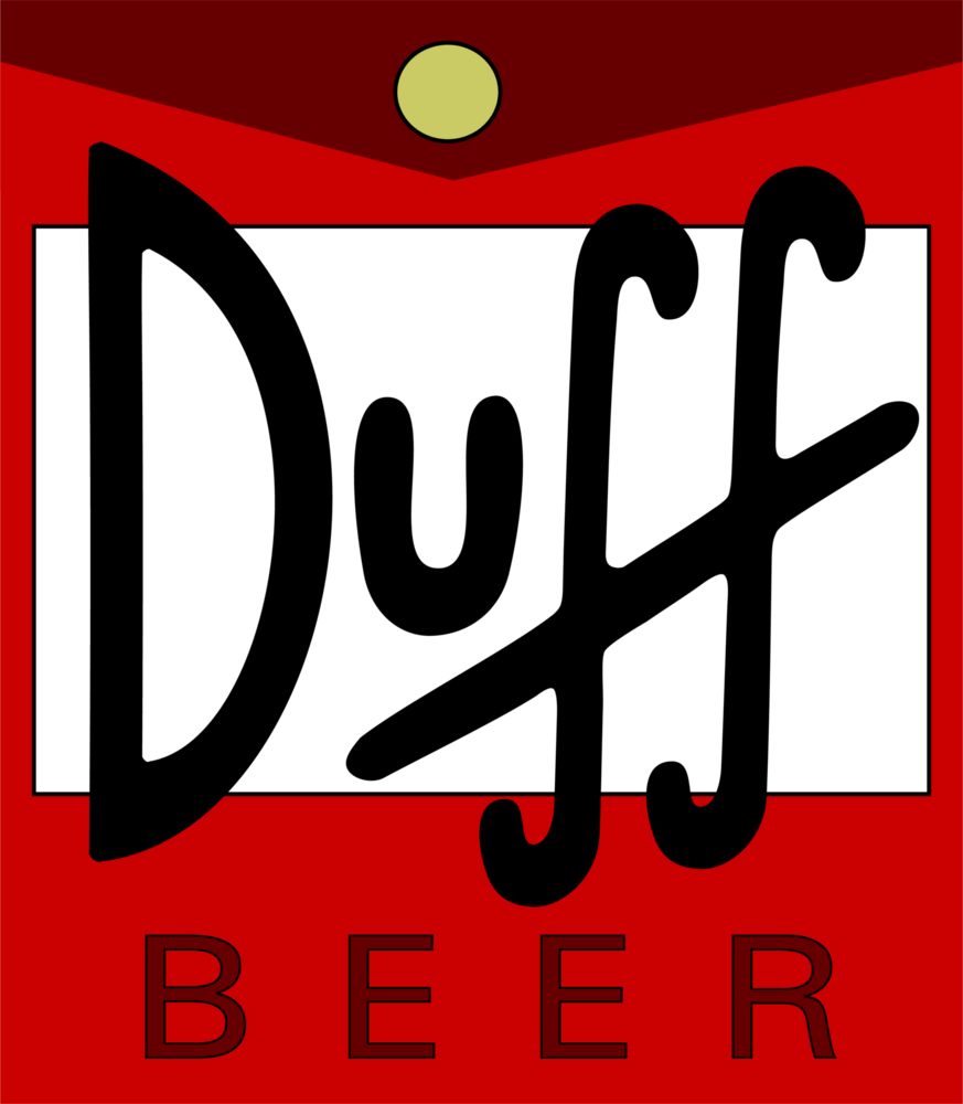 Duff Beer Logo PNG Vector