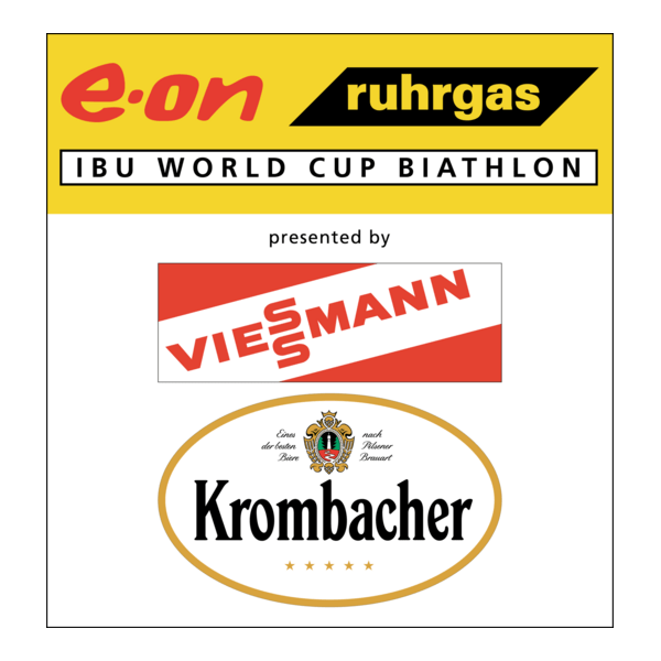 e-on Ruhrgas IBU Biathlon Worldcup Logo PNG Vector