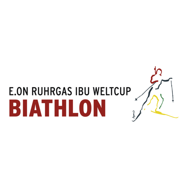E.ON Ruhrgas IBU Weltcup Biathlon Logo PNG Vector