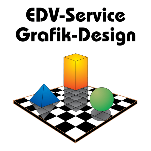 EDV-Service Grafik-Design Logo PNG Vector