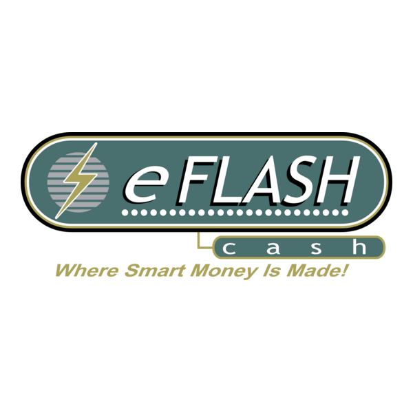 eFlash Cash Logo PNG Vector
