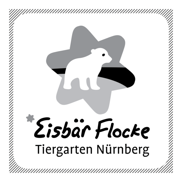 Eisbaer Flocke B&W Logo PNG Vector