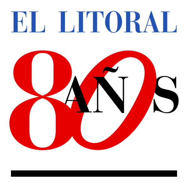 El Litoral 80 years Logo PNG Vector