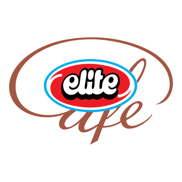 Elite Cafe Logo PNG Vector