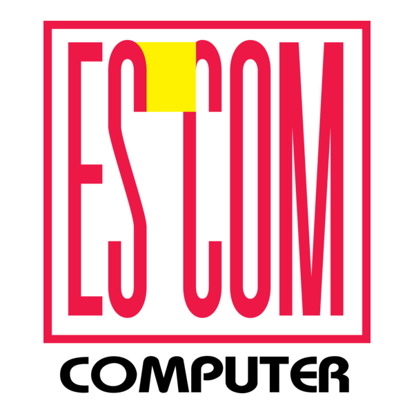 ES-COM Computer Logo PNG Vector