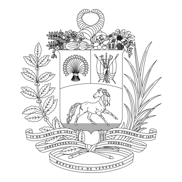Escudo de la Republica de Venezuela Logo PNG Vector