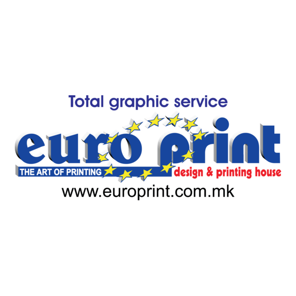 Euro Print Logo PNG Vector