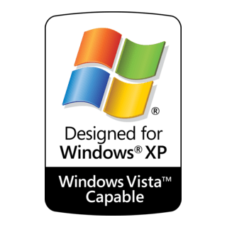 Designed for Windows XP - Vista Capable Logo PNG Vector
