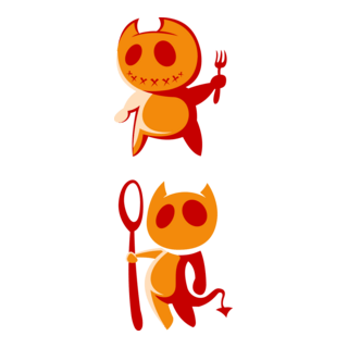 Devil Cuties Logo PNG Vector