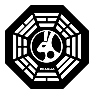 Dharma - Looking Glass Logo PNG Vector