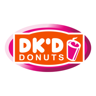 DK'D DONUTS Logo PNG Vector